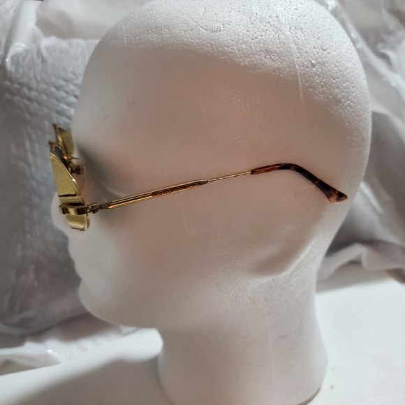 Sun Glasses Steampunk, gold rimmed. Vintage Unisex - Picture 4 of 4